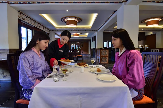 Riverside dining experience at Hotel Valley Thimphu
