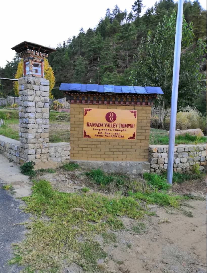 Original Ramada Valley Thimphu signage