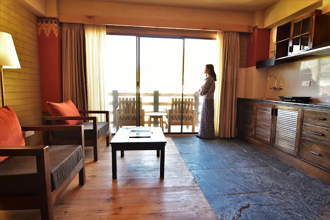 Suite balcony with valley view